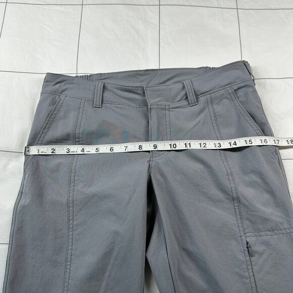 Athleta Pants Womens 4 Gray Palisade Cropped Hiking Athletic Outdoor Active - Picture 8 of 12